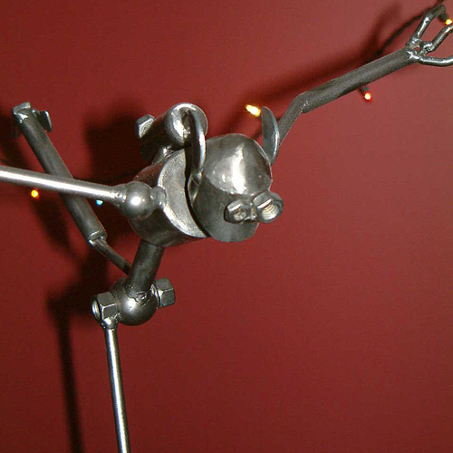 Metal Art - Coat Rack Bot