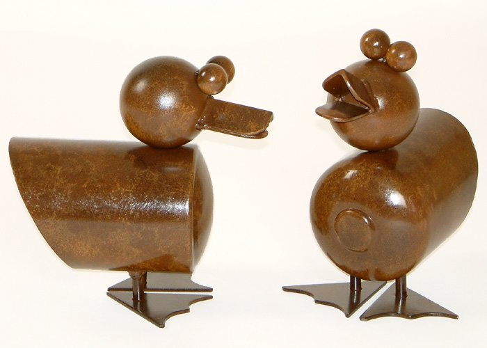 Metal Art - Duckies