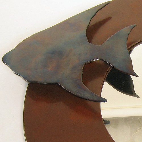 Metal Art - Fish Mirror
