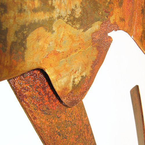 Metal Art - Large Floor-Standing Kelp With Salmon