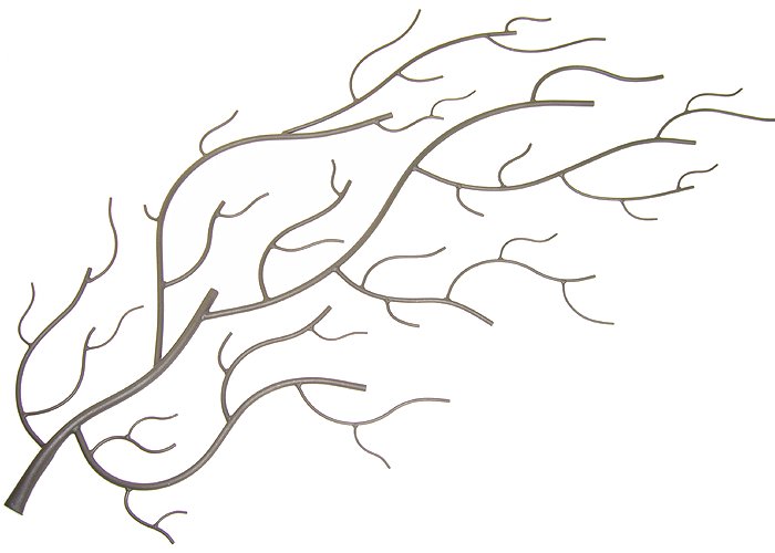 Metal Art - Large Wall-Hanging Dallas Rd Branch
