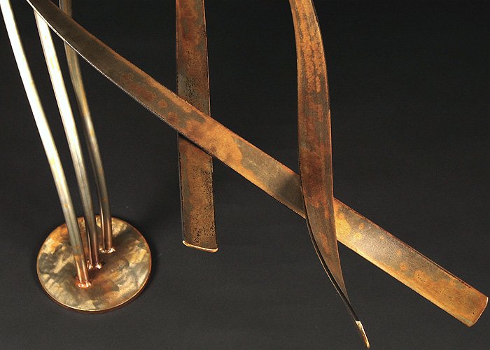 Metal Art - Medium Floor-Standing Kelp, Tidal Flow (2)