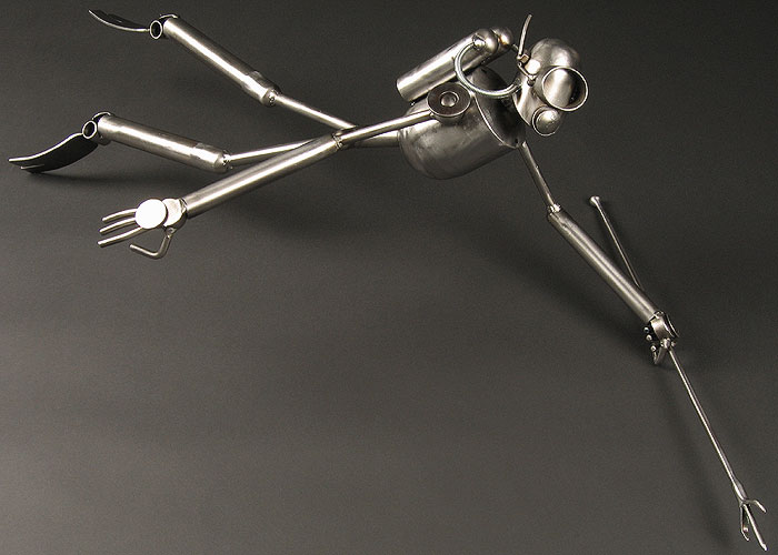 Metal Art - Scuba Bot