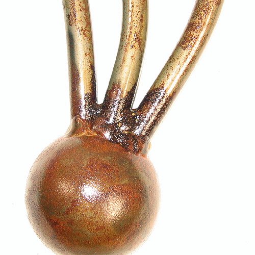 Metal Art - Small Wall-Hanging Kelp, Tidal-Flow, With Salmon