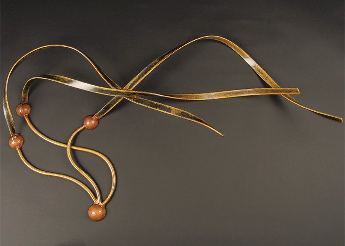 Metal Art - Small Wall-Hanging Kelp, Tidal-Flow