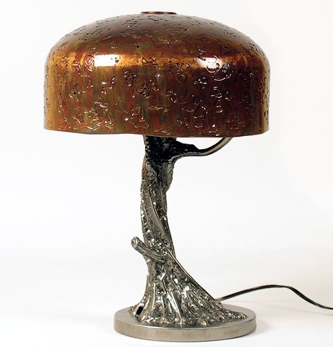 Metal Art - Tree Lamp