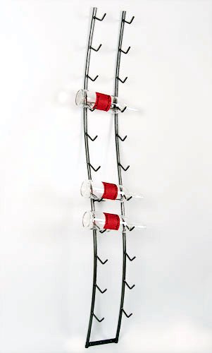 Metal Art - Wall-Mount Wine Spine